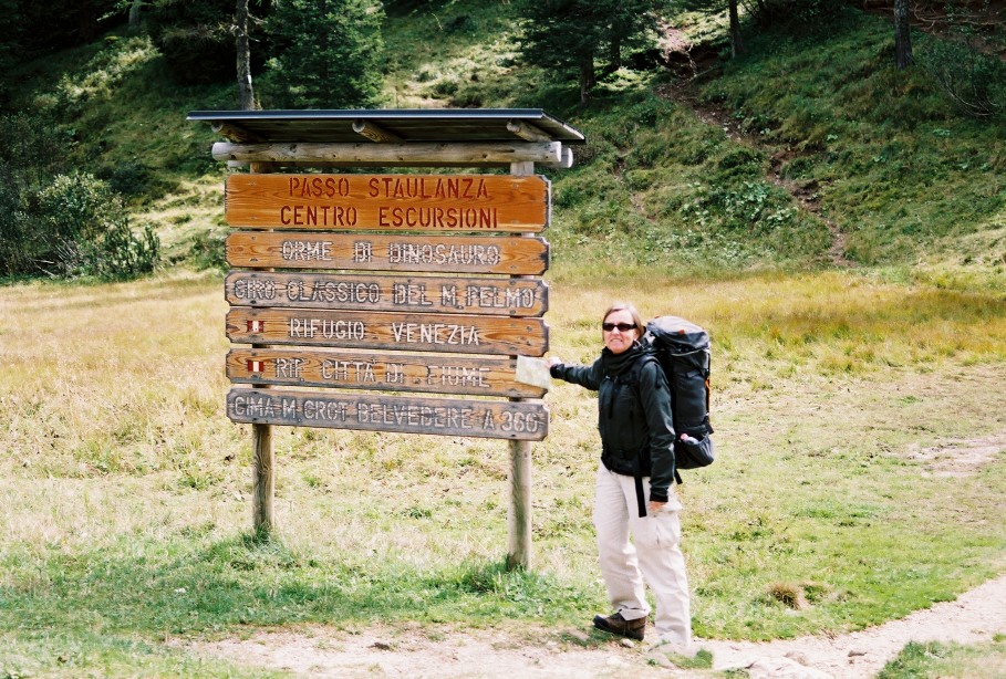 Vår start Alta Via 1, Passo Staulanza