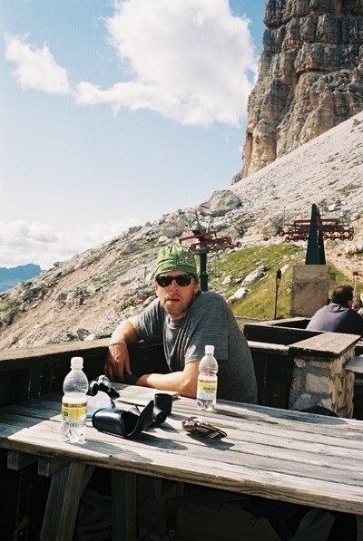 Terassen på Rifugio Averau