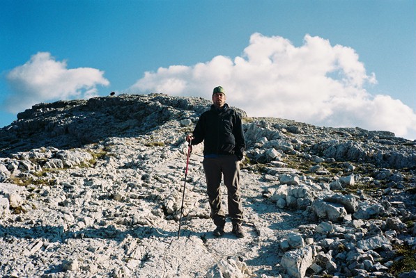 På väg ner från Rifugio Nuvolau mot Rifugio Averau