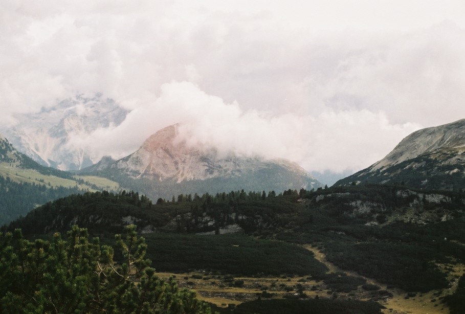 Vy från Rifugio Sénnes