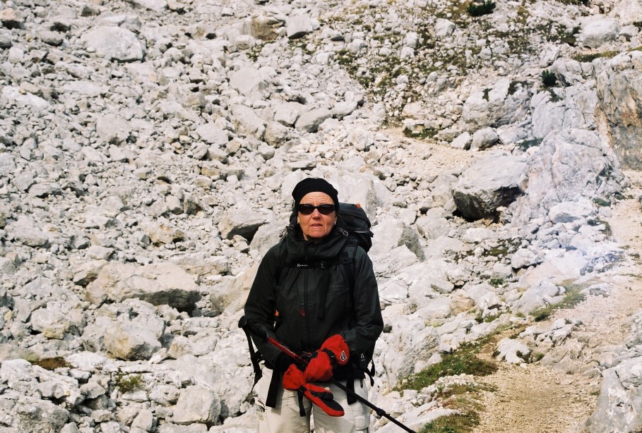 Stig 1 på väg ner mot Lago di Braies